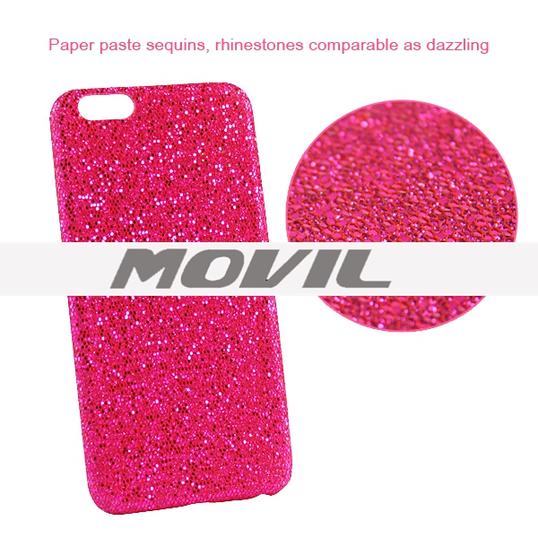 NP-2588 Cuero Brillante Polvo Movil Funda Para iPhone 6 Plus-2